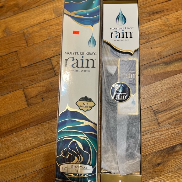 Hair Extension-Hand Tied 100% human hair/Remy/ Wefts 12” color-1B - Picture 4 of 5